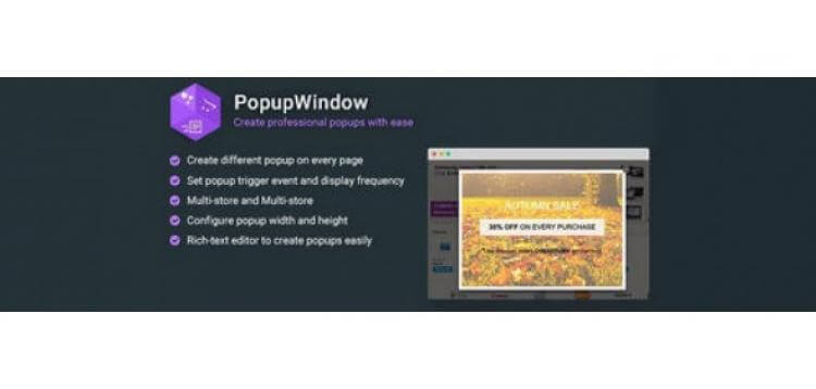 Item cover for download PopupWindow - Create Professional Popups with Ease