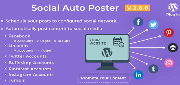 Social Auto Poster - WordPress Plugin