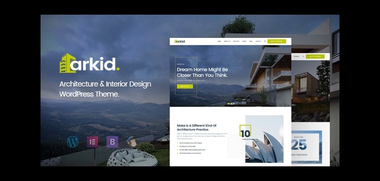 Item cover for download Arkid - Architecture and Interior Design WordPress Theme