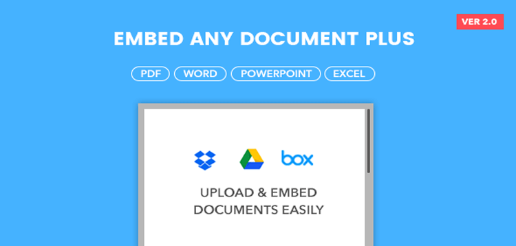 Item cover for download Embed Any Document Plus - WordPress Plugin