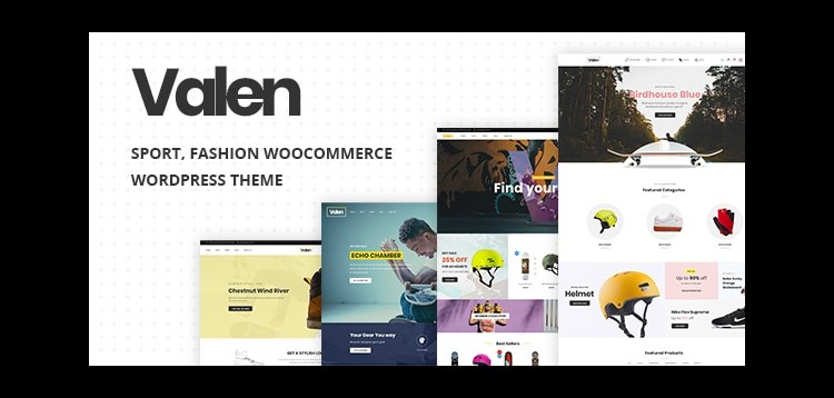 Item cover for download Valen - Sport, Fashion WooCommerce WordPress Theme