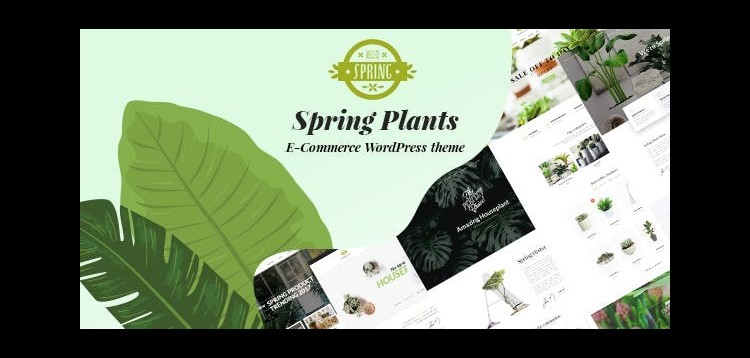 Item cover for download Spring Plants - Gardening & Houseplants WordPress Theme