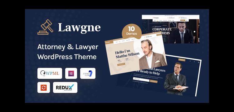 Lawgne - Law & Lawyer WordPress Theme