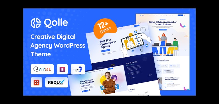 Item cover for download Qolle - Digital Marketing Agency WordPress Theme