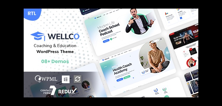 Item cover for download Wellco - Coaching & Online Courses WordPress Theme