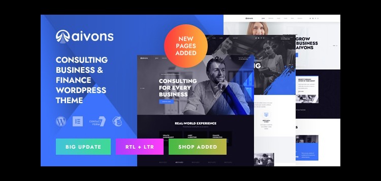 Aivons - Business Consulting WordPress Theme
