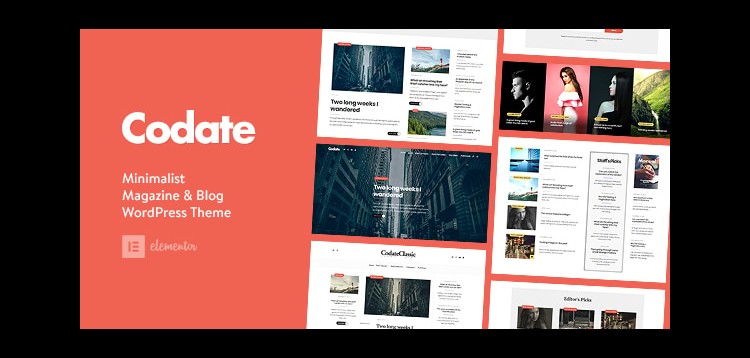 Item cover for download Codate - Modern Magazine and Blog WordPress Theme