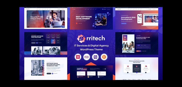 Item cover for download Orritech - IT Solutions & Services WordPress Theme