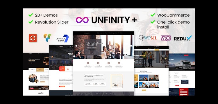 Item cover for download Unfinity - One Page WordPress