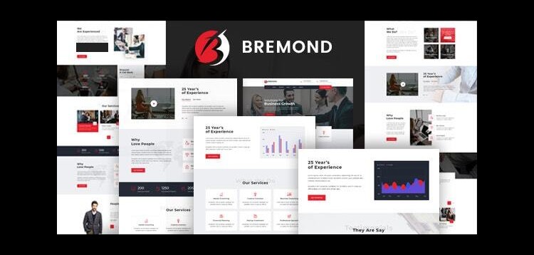 Item cover for download Bremond - Multipurpose Business Consulting WordPress Theme