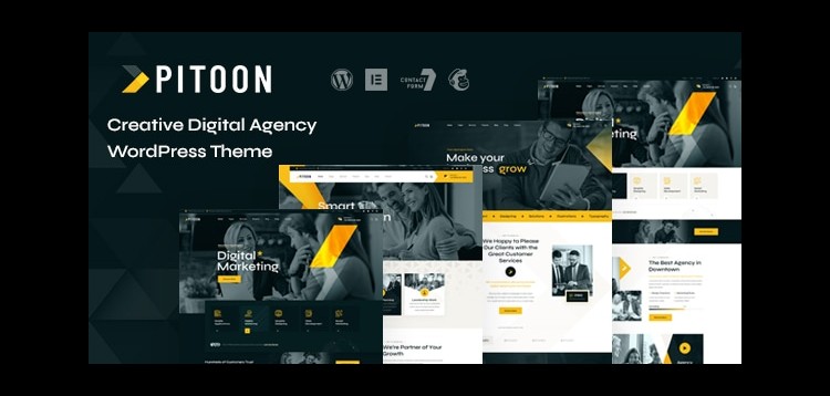 Item cover for download Pitoon - Creative Digital Agency WordPress Theme