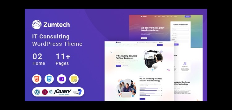 Zumtech IT Solutions & Technology WordPress Theme