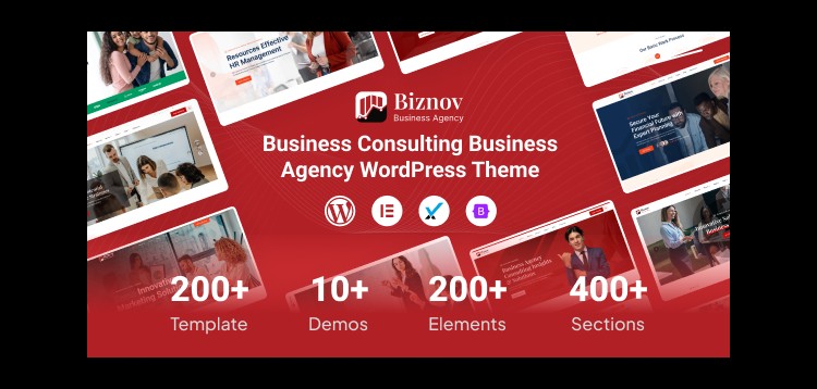 Biznov - Business Consulting WordPress Theme