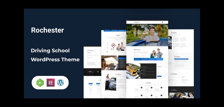 Rochester - Driving School WordPress Theme