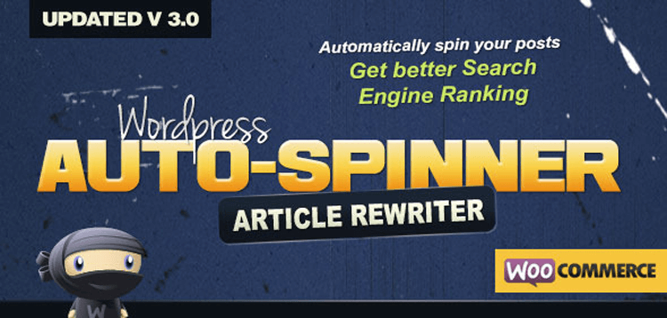 Item cover for download Wordpress Auto Spinner - Articles Rewriter