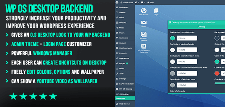 Item cover for download WP OS Desktop Backend - More than a Wordpress Admin Theme