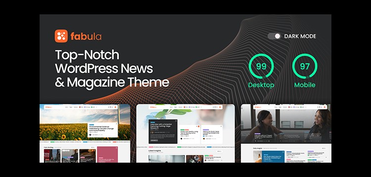 Item cover for download Fabula - News & Magazine WordPress Theme