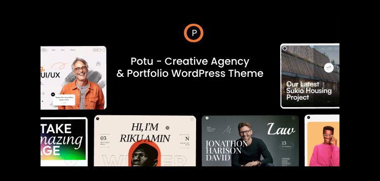 Item cover for download Potu - Creative Agency & Portfolio WordPress Theme