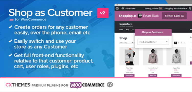 Item cover for download Shop as Customer for WooCommerce