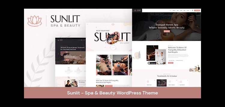 Item cover for download Sunlit - Spa & Beauty WordPress Theme