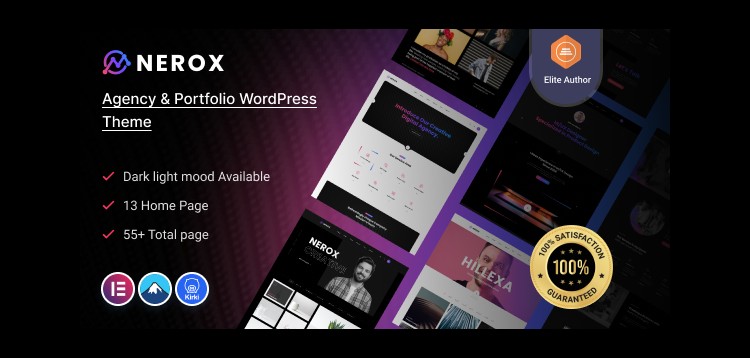 Item cover for download Nerox - Agency & Portfolio WordPress Theme