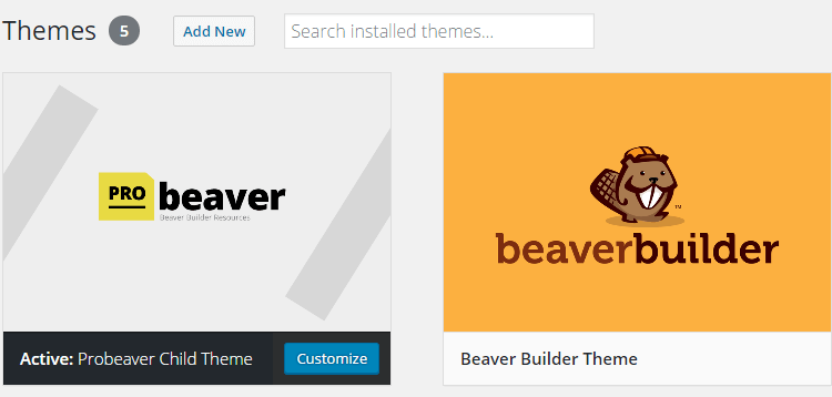 Item cover for download Beaver Builder Child Theme