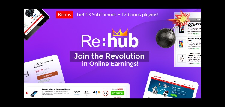 REHub - Price Comparison, Multi Vendor Marketplace Wordpress Theme