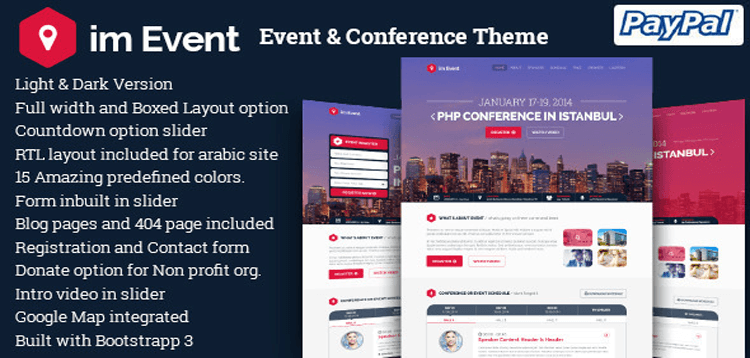 Item cover for download im Event - Event  Conference WordPress Theme