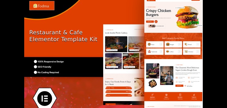 Fodma - Restaurant & Cafe Elementor Template Kit