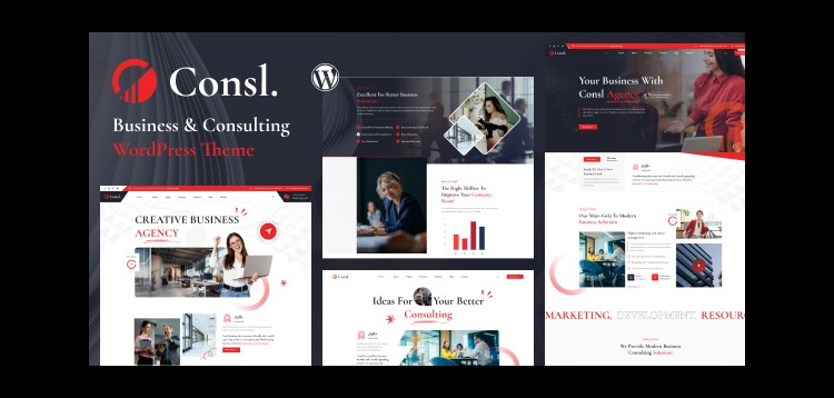 Consl - Consulting Business WordPress Theme