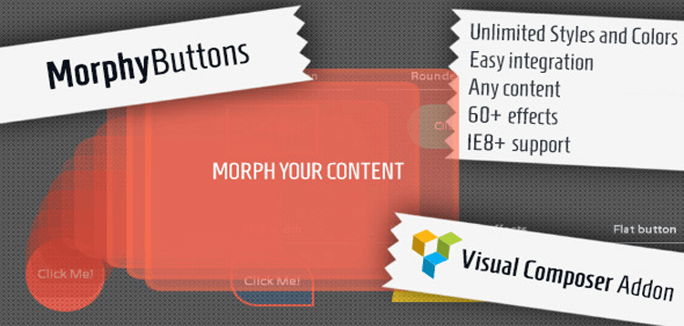Item cover for download Morphy Buttons - Visual Composer Addon