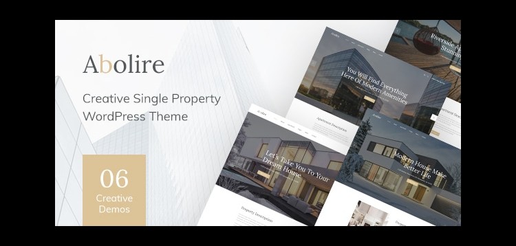 Abolire - Single Property WordPress Theme