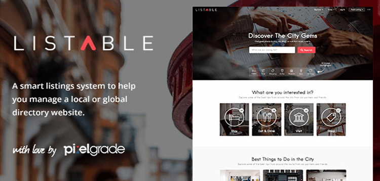 Item cover for download LISTABLE – A Friendly Directory WordPress Theme