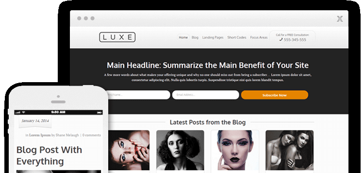 Item cover for download Thrive Themes Luxe WordPress Theme