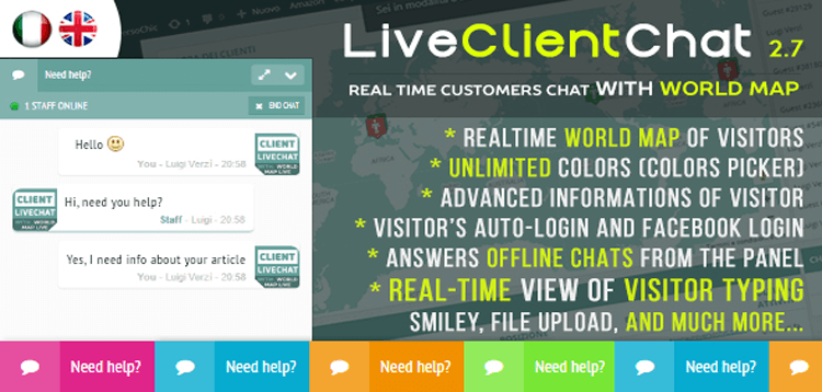 Item cover for download Live Client Chat - Help Chat With Visitors Map