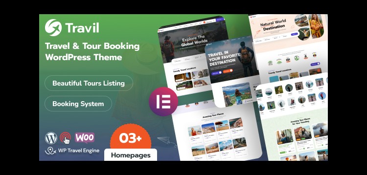 Item cover for download Travil – Travel & Tour Booking WordPress Theme