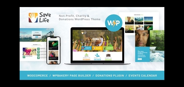 Item cover for download Save Life | Non-Profit, Charity & Donations WordPress Theme