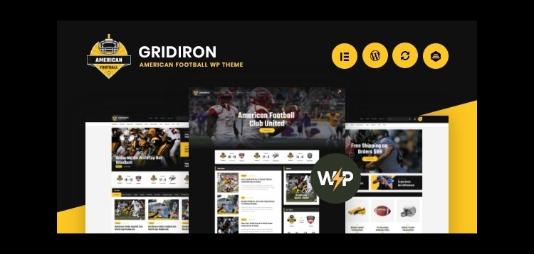Item cover for download Gridiron | American Football & NFL Superbowl Team WordPress Theme