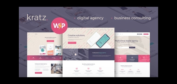 Item cover for download Kratz | Digital Agency Marketing and SEO WordPress Theme