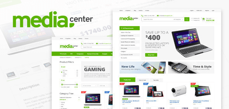 Item cover for download MediaCenter - Electronics Store WooCommerce Theme