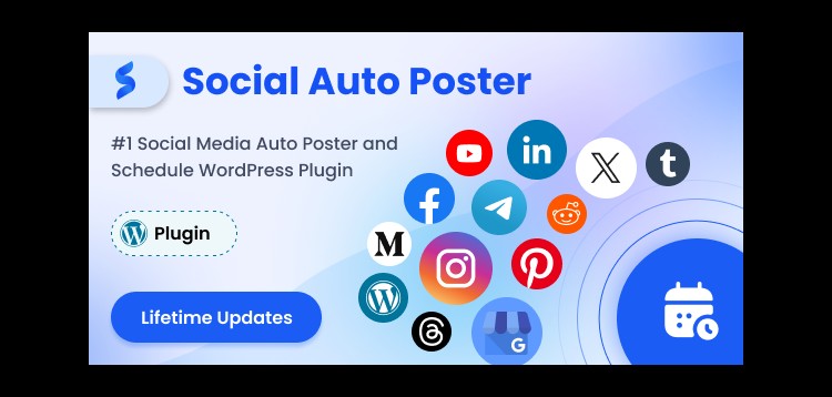 Item cover for download Social Auto Poster - WordPress Scheduler & Marketing Plugin