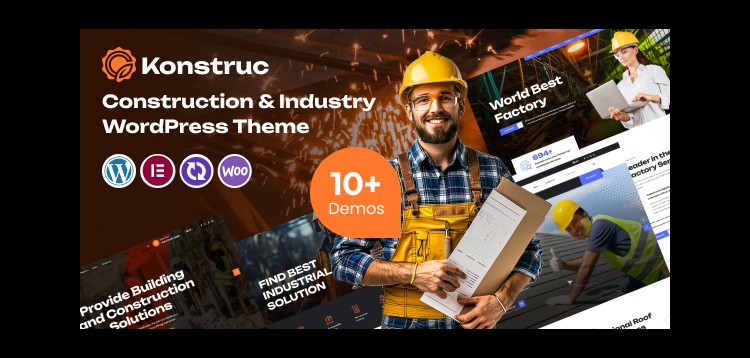 Item cover for download Konstruc - Construction & Industry WordPress Theme