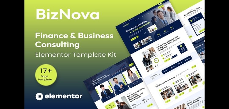 BizNova– Business Consulting Elementor Template Kit