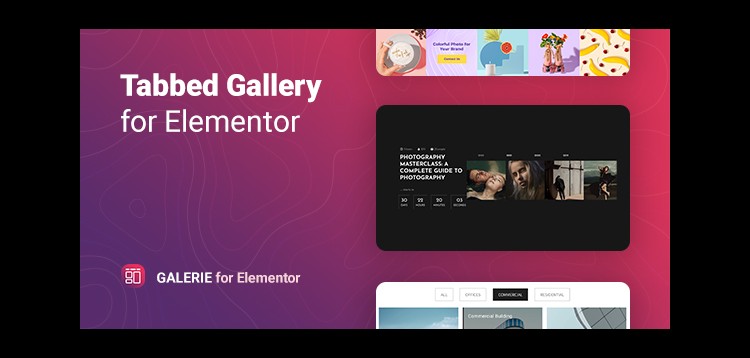 Item cover for download Tabbed Gallery for Elementor – Galerie