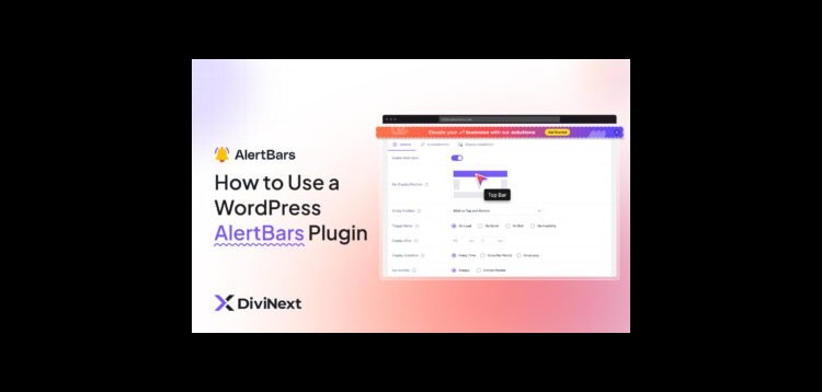 Item cover for download Divi Next Alert Bars
