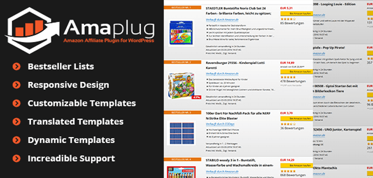 Item cover for download Amazon Affiliate Plugin - Amaplug