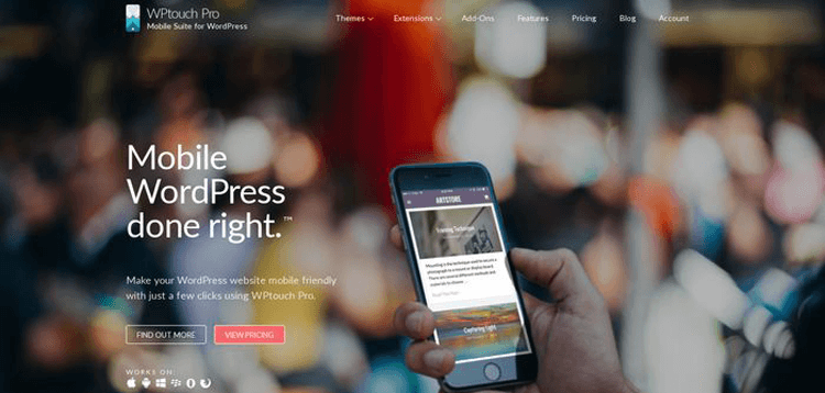 Item cover for download WPtouch Pro - Mobile WordPress done right