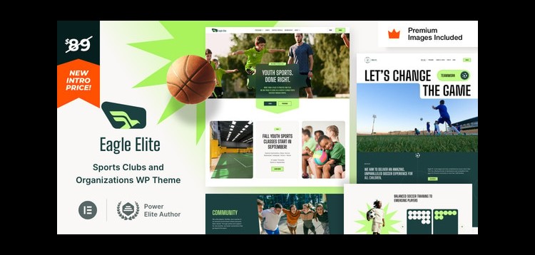 Item cover for download EagleElite - Sports Club WordPress Theme