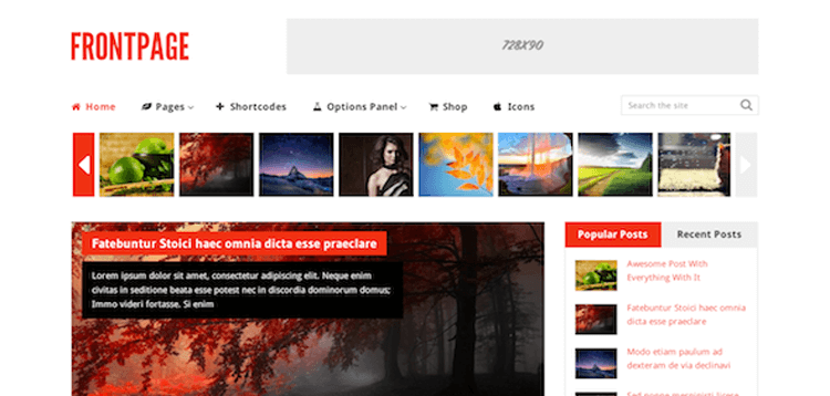 Item cover for download MyThemeShop FrontPage WordPress Theme