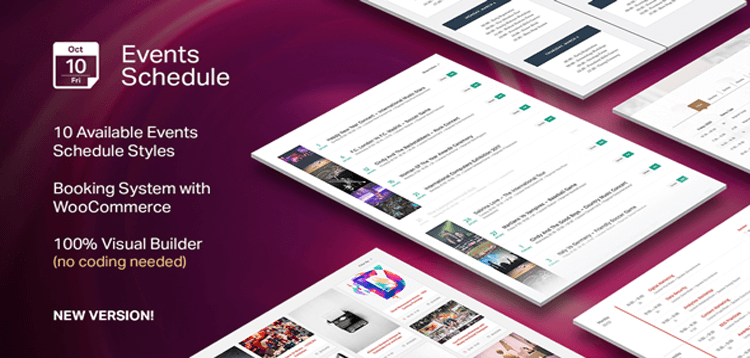 Item cover for download Events Schedule – Events WordPress Plugin